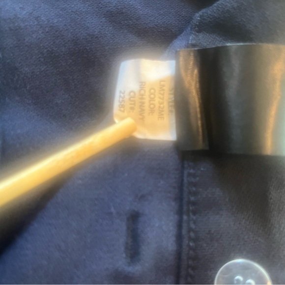 LAST CALL Liverpool 30/10 Women Crop Utility Rich Navy Joggers Pants Zip Ankle - Picture 14 of 14